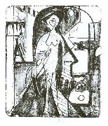 Ernst Ludwig Kirchner Entcounter - lithography